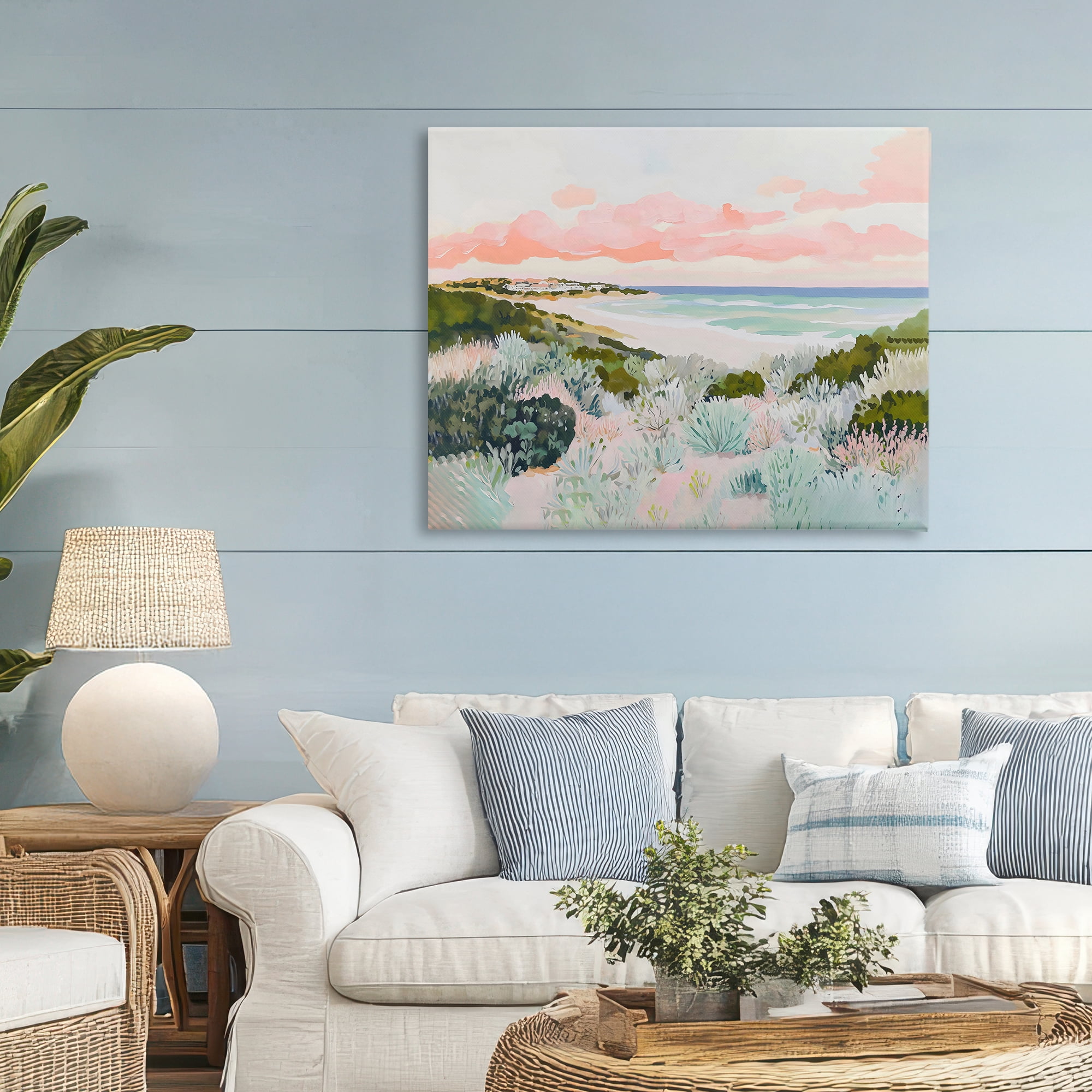 Stupell Industries Beach Grasses & Pastel Skies Canvas Wall Art, design by The Prints Vibe