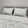 thumbnail image 2 of Dragonfly Comforter & Sham Bedding Set, Moth Butterfly Like Bugs in Watercolor Print Modern Minimalist Design Art Print, 3 pcs Duvet Set Microfiber Filling Quilt, 5 Sizes, Multicolor, by Ambesonne, 2 of 4