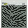 Crafters Workshop 7311503 Crafter's Workshop Template 12"x12"-zebra Print