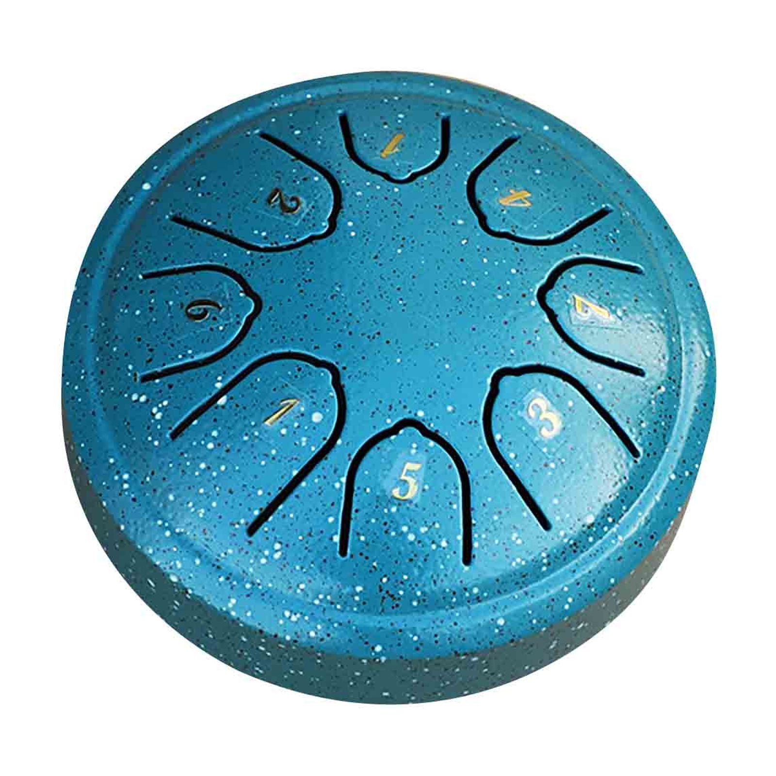 4.5 Inch 8 Notes Steel Tongue Drum Premium Adult's Music Hand Drum Instrument Clean Clear Ethereals Sounds