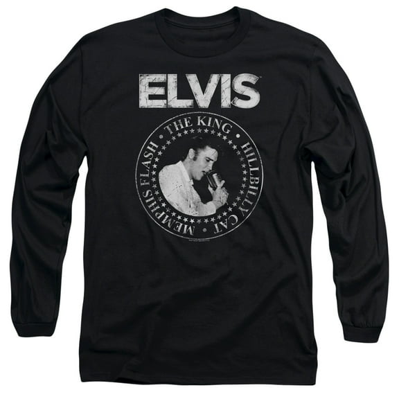 Elvis Presley - Rock King - Long Sleeve Shirt - XXX-Large