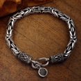 thumbnail image 7 of Wentin Reduced Bracelets Chain Link Asian Dragon Bracelet Eye And Hook Antiqued 925 Sterling Silver For Women Men Teen Hand Crafted Thailand, 7 of 7
