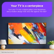 Roku Smart TV – 75- Inch Pro Series, 4K QLED Mini-LED TV – Roku TV with Backlit Voice Remote Pro