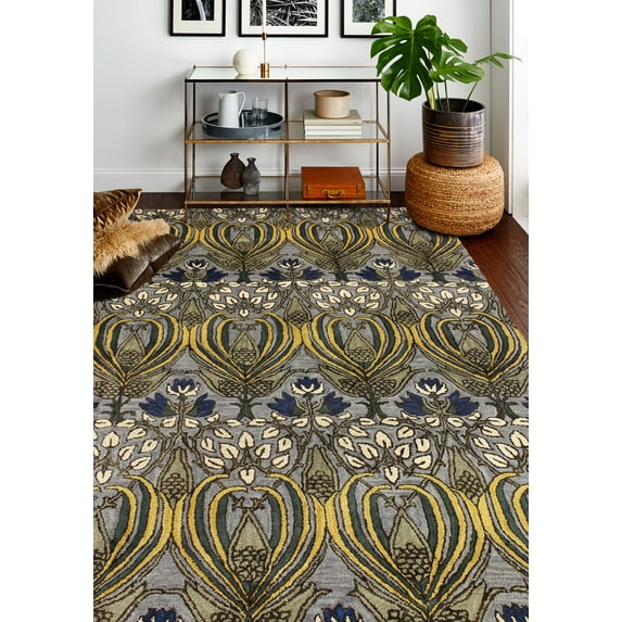 Bashian Armonk Transitional Floral Area Rug