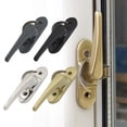 thumbnail image 3 of SPRING Stainless Steel Lock And Buckle Child Safe Security Door Sash Lock Jammer Hasp Sliding Lock Black, 3 of 5