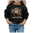 thumbnail image 1 of Chandails à Capuchon Edge pour Bébé Garçon et Fille, Automne et Hiver, Mignon Imprimé Vache, Col Rond, Manches Longues, Chandail Décontracté Sans Capuche, 1 of 4