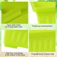 thumbnail image 3 of Rectangular pot Herb pot Houseplant Plastic herb pot for balcony home decoration, 3 of 5