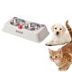 thumbnail image 2 of Comedero Doble De Acero Inoxidable Para Gatos. Duradero Y Fácil De Limpiar. Ideal Para Las Comidas Y El Agua De Tu Gatito., 2 of 3