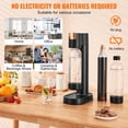 thumbnail image 6 of Sparkling Water Maker, Soda Maker Machine for Home Carbonating, Seltzer Water Starter Kit with 2 BPA-free 1L PET Bottles, CO2 Cylinder, Compatible with Mainstream Screw-in 60L CO2 Cylinder, 6 of 6
