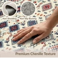 thumbnail image 6 of ODIKA 3'x5' Washable Accent Rug Pet Friendly, Non-Shedding Mat Boho Large Trellis Vintage Oushak Cream Farmhouse Bohemian Medium for Bedside, Nursery Room, 6 of 7