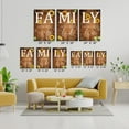 thumbnail image 6 of Farmhouse Family Wall Art Set of 3, Rustic Family Wall Decor for Living Room Dining Room Decor for Walls Retro Brown Wood Wall Art Butterfly Art Sunflower Decor Living Room Wall Decor 12"x16", 6 of 6