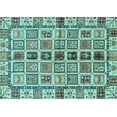 thumbnail image 1 of Ahgly Company Indoor Rectangle Oriental Light Blue Modern Area Rugs, 6' x 9', 1 of 4