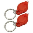 thumbnail image 2 of sunsanly 2Pcs Mini LED Flashlights with Key Ring Compact Size Portable Battery Powered Outdoor Camping Bright Tiny Light Emergency Lamps, 2 of 8