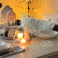 thumbnail image 5 of 25 Pcs Christmas Picks Artificial Pine Branches, NOGIS 13.5'' Faux Plants Cedar Sprig Pine Winter Leaves Christmas Snowy Greenery Branches for DIY Garland Home Garden Vase Decoration(Silver), 5 of 7
