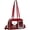 Red, variant on Clear Window Crossbody Bag, Large Capacity Messenger Purse, 11.42x4.33x7.28inch
