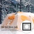 thumbnail image 2 of Hot Tent Stove Jack 9.1 x 7.9Inch, Fire Stove Jack Kit for Tent with 3.7Inch Round Hole, 2 of 8