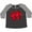 Baseball Smoke and Heather, variant on Inktastic Autism Awareness Be Kind Red Puzzle Piece Women's Plus Size T-Shirt
