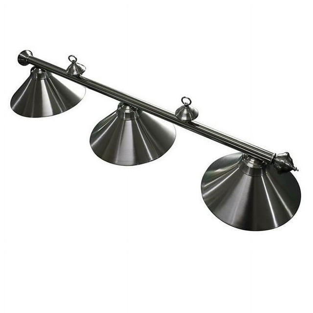 Carmelli BG2577 Soft Brushed Stainless Steel 3-Shade Billiard Light