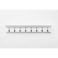 thumbnail image 5 of Home Wall Decorative Antique Brass Hardware 8 Hook Coat Rack - White, 5 of 10