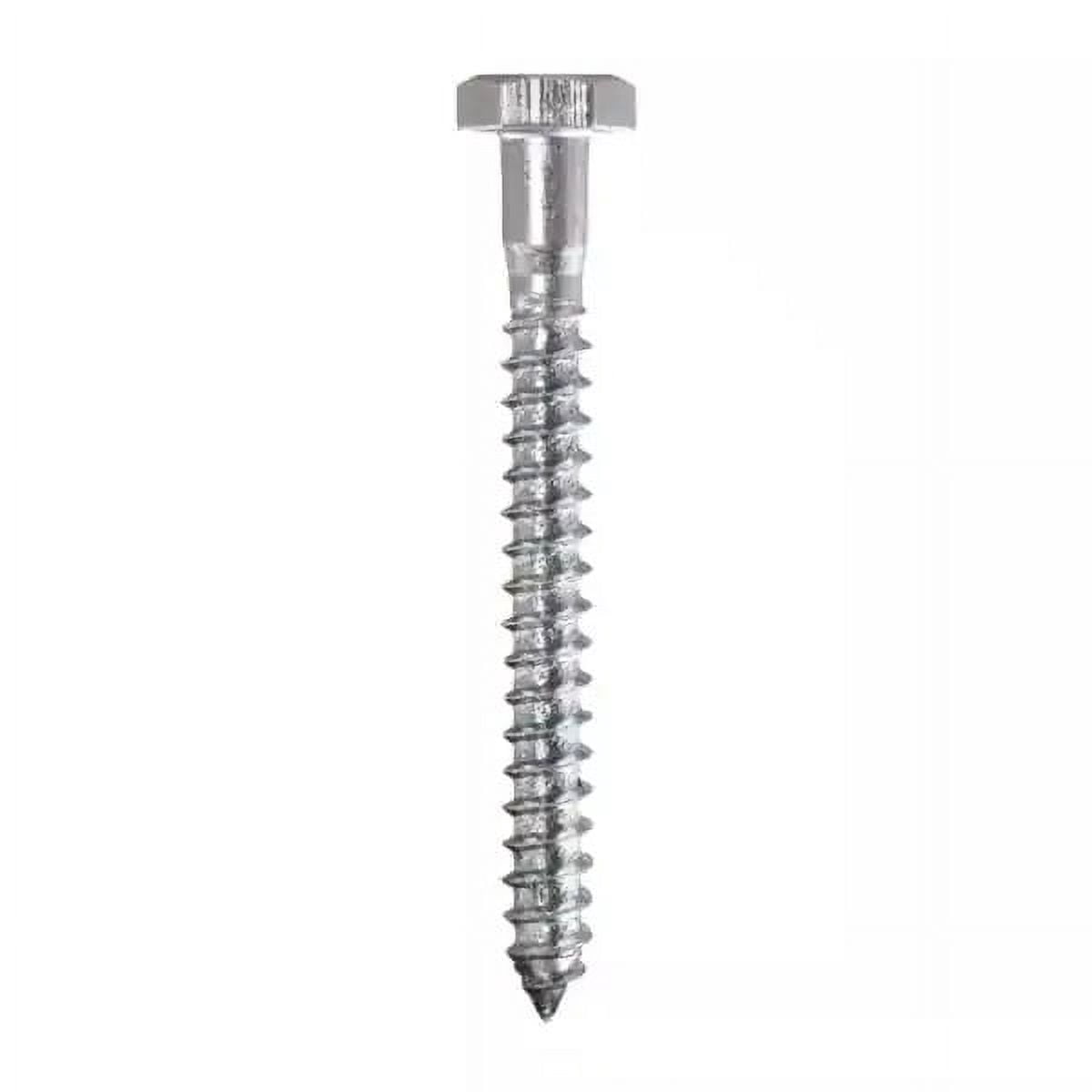 25PK EVERBILT 1/2 in. x 4 in. Hex Head Zinc Plated Steel Lag Bolts Screw 230400