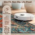 thumbnail image 6 of Design&I 4'x6' Ultra Soft Area Rug, Oriental Vintage Medallion With Distressed Boho Floral Border Detail None Fluffy Washable Non Shedding for Bedroom Living Room Home Office, 6 of 7