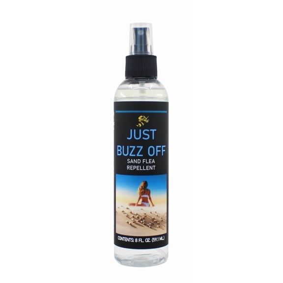 JUST BUZZ OFF Sand Flea 8 oz. - 100% Natural, Deet Free
