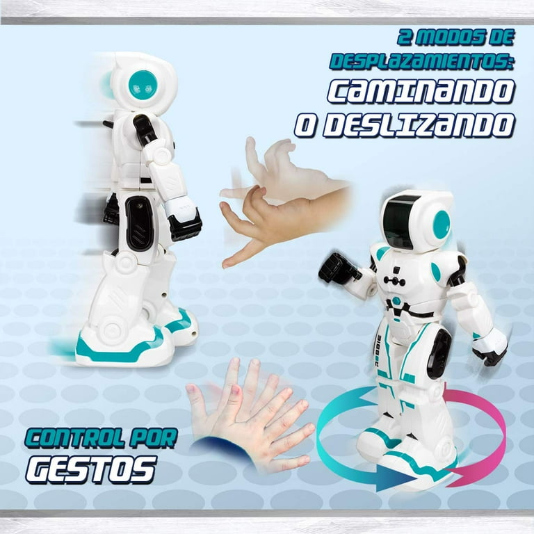 SilverLit Robbie White & Blue Xtrem Bots XT380831 - Walmart.com