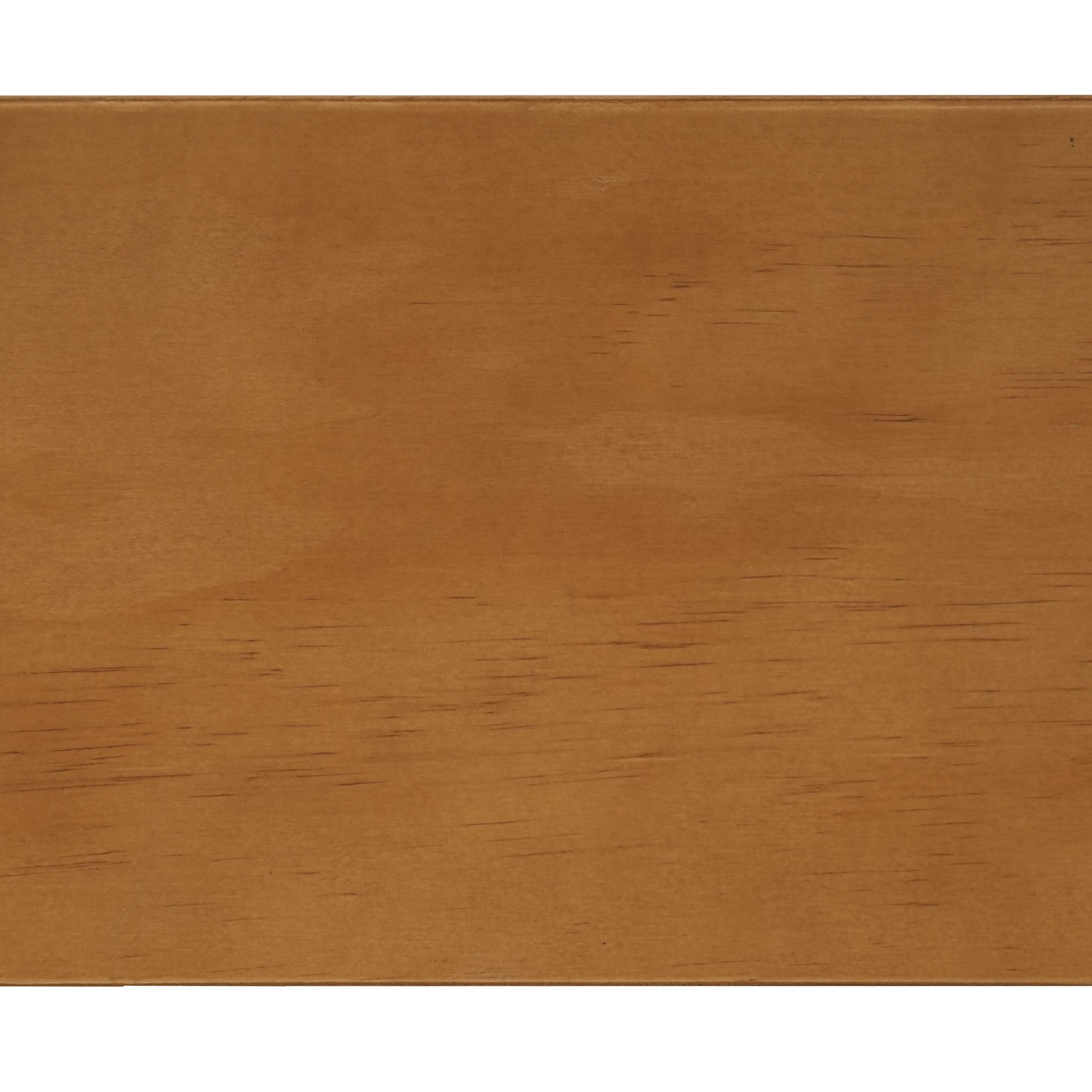 Christopher Knight Home Queen Platform Bed with White Upholstered, Wood Frame, Natural Finish