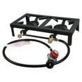 1/2/3 Burner Propane Gas Burner Stove Camping BBQ Cooker + LPG