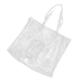 thumbnail image 3 of Bolso Tote Grande Transparente, Bolso de Hombro Transparente de PVC, Bolso de Playa Transparente para Mujeres y Niñas, Ideal para la Escuela y el Trabajo (Transparente), 3 of 4
