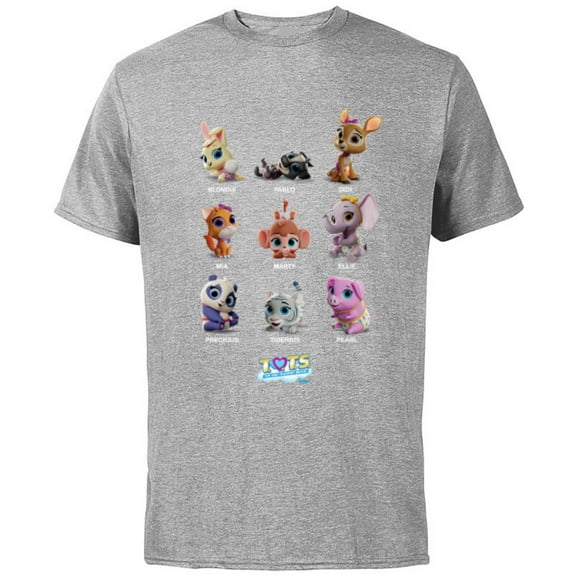 Disney Junior T.O.T.S. Characters - Short Sleeve Cotton T-Shirt for Adults -Customized-Athletic Heather