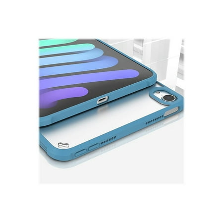 SaharaCase - Hybrid-Flex Series Case for Apple iPad mini (6th Generation 2021) - Clear Blue