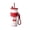 Cute Cherry, variant on Sidagar 24 oz Ceramic Lined Stainless Steel Leakproof Travel Mugs with Straw Lid, Purple Floral