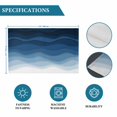 thumbnail image 7 of Placemat Ombre Blue White Wave Texture Placemats for Dining Table Abstract Stripes Washable Table Mats for Party Kitchen Dining Decoration, 7 of 7