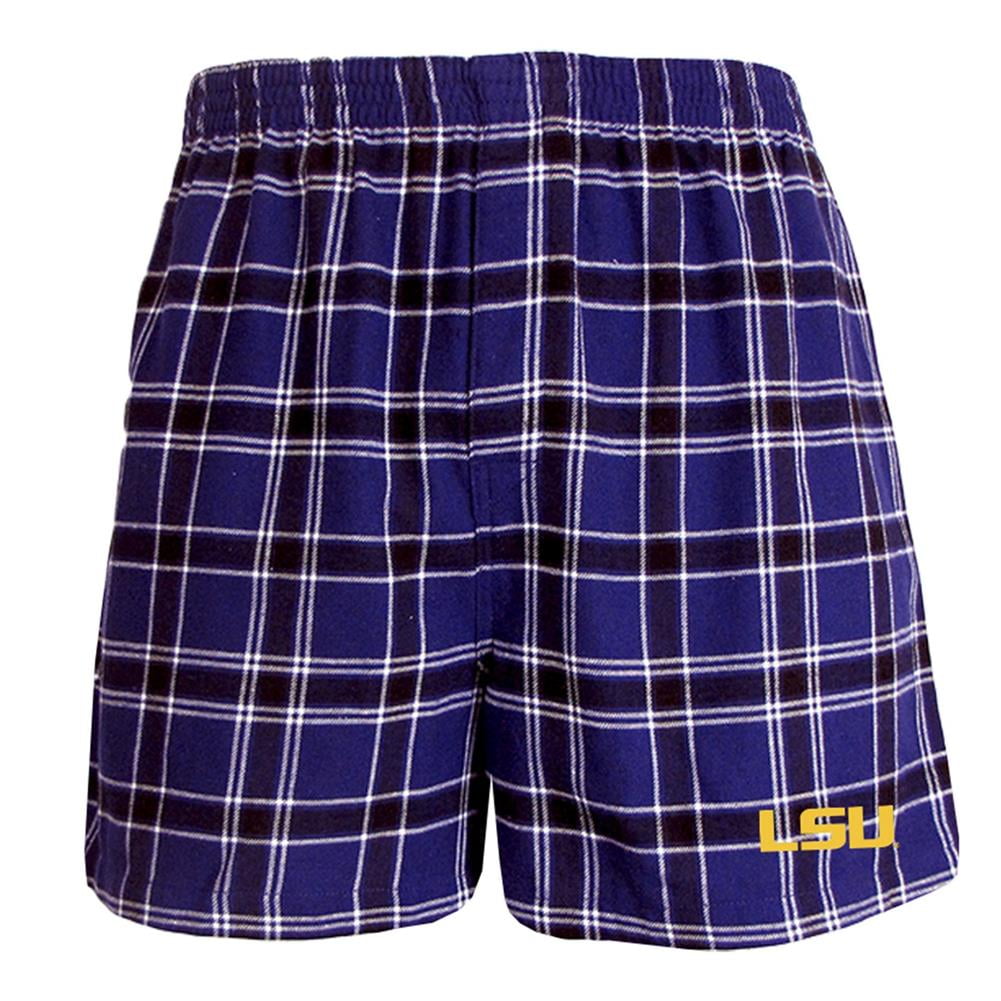 Men's LSU Tigers Louisiana State Boxer Shorts by Concepts Sport