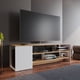 thumbnail image 1 of Mesa TV Mundi, Atlas del Descanso, hasta 65" color Blanco con roble, 1 of 7