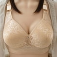 thumbnail image 3 of Hfnxid Women Bras Under $ 5.00,Woman's Solid Color Comfortable Hollow Out Perspective Bra Underwear No Rims, 3 of 3