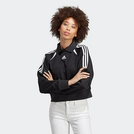 Adidas Women's Express Sweater, Black/Black/White, X-Small