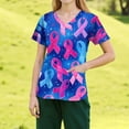 thumbnail image 2 of NAMTYQX Plus Size Tops for Women Casual Tshirts Shirts for Women Blue Size M, 2 of 4