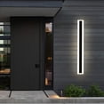 thumbnail image 3 of Lámpara de pared para exteriores perfecl moderna impermeable LED luz blanca 60x9x4cm, 3 of 8