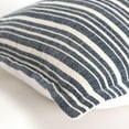 thumbnail image 5 of Rizzy Home Blue/Ivory 20"X20" Stripe Woven Poly Filled Throw Pillow, 5 of 5