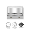 Little Seeds Haven 3in1 Convertible Storage Crib, Nursery, White