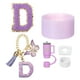 thumbnail image 1 of Juego de accesorios para taza Uxcell para vaso con asa, que incluye cubierta de silicona para popote, bota, tapón a prueba de derrames, encanto de asa, etiqueta de iniciales letra D, 1 of 7