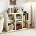 thumbnail image 2 of Costway 6-Cube Bookcase Modern 3-Tier Storage Organizer Horizontal Vertical Bookshelf, 2 of 10