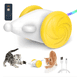thumbnail image 1 of Gatos Juguete Para Recargable Ratón Loco Movimiento Con Luz Xtellar amarillo, 1 of 4