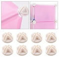 thumbnail image 4 of Wire Square Plastic Connectors for Modular Organizer Closet and Wire Grid Square Storage Shelving Unit,Set of 40 (White), 4 of 9