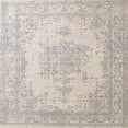 thumbnail image 1 of Ahgly Company Indoor Square Mid-Century Modern Rose Gold Pink Oriental Area Rugs, 7' Square, 1 of 6