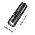thumbnail image 3 of Xihbxyly Linterna Telescópica para Exteriores, Alta Potencia, Carga Rápida Tipo C, Carga de Emergencia para Teléfono, Diseño Impermeable, Material Abs, Tamaño 16,3 × 4,7 Cm, 3 of 7