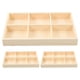 thumbnail image 2 of Wooden Tray Organizer with Compartments Multi Purpose Storage Box for Art Supplies, Makeup Tools, and Small Items, 2 of 5