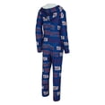 thumbnail image 3 of Women's Concepts Sport  Royal New York Giants Roadway Allover Print Microfleece Full-Zip Union Suit, 3 of 3